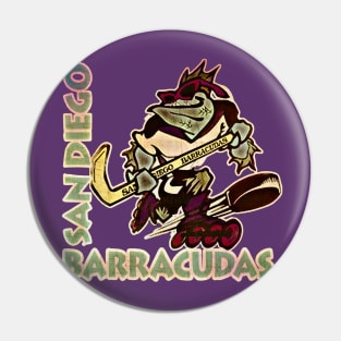 San Diego Barracudas Roller Hockey Pin