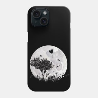 Silhouette Love In The Park Phone Case