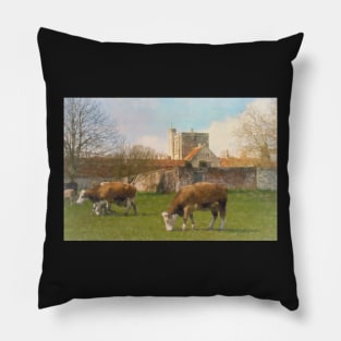 Cows and Calves by St Cross Pillow