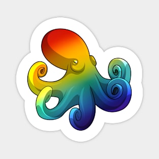 Octopus with Rainbow Magnet