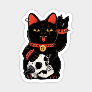 Unlucky Black Cat Magnet