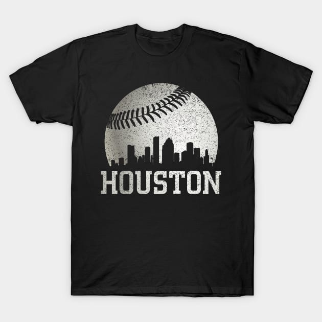 Houston Astros Vintage Baseball Art Unisex T-Shirt