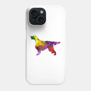 Gordon Setter in watercolor Phone Case