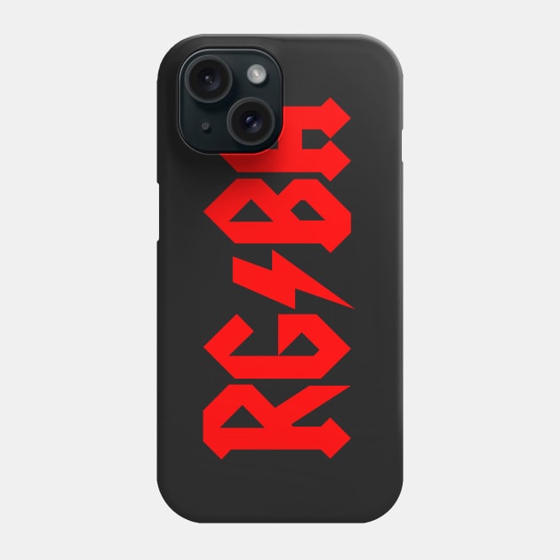 RG (lightning bolt) BA :: red Phone Case by thekinginyellow