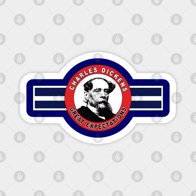 Charles Dickens Magnet by Exile Kings 