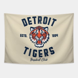 Retro-Detroit-Tigers Tapestry