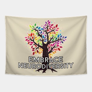 Neurodiversity Tree Tee Tapestry