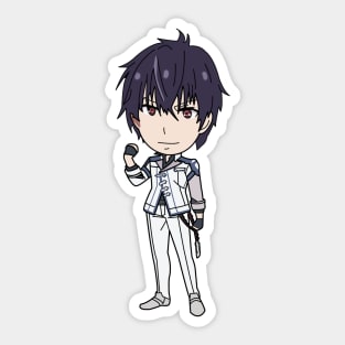 The Misfit of Demon King Academy II Maou Gakuin no Futekigousha Cool Black  and White Silhouette Anime Characters : Anos Voldigoad (Transparent) - The  Misfit Of Demon King Academy - Sticker