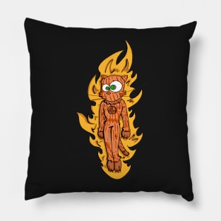 human torch Pillow