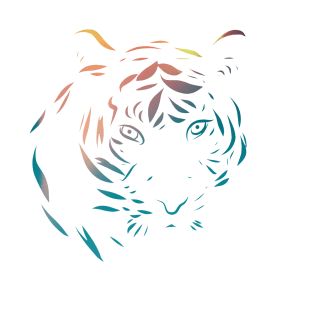 Trippy Tiger (for lighter backgrounds) T-Shirt