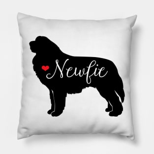 Newfie Love Newfoundland Dog Breed Classic Blue Pillow