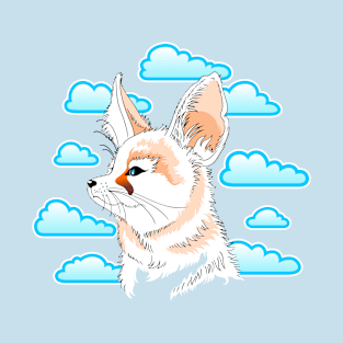 Cloudy fox T-Shirt