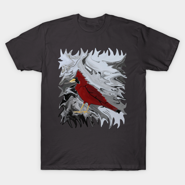 Discover Crystal Cardinal - Digitalart - T-Shirt