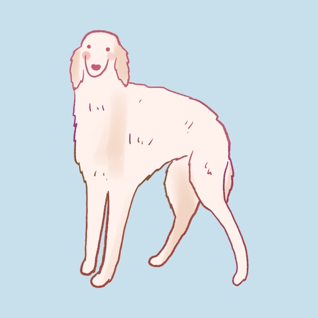 borzoi drawing by Mayarart