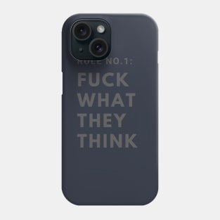 RULE NO.1 Phone Case