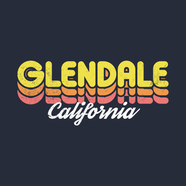 Retro Glendale California by rojakdesigns