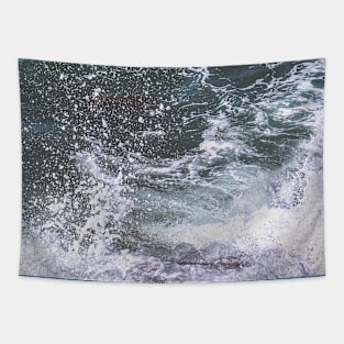 Wild Sea Water Waves Nature Tapestry