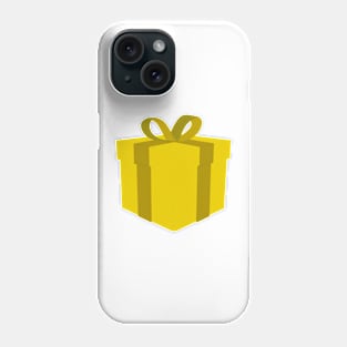 Yellow gift box Phone Case