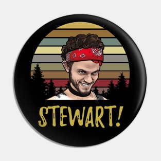 Letterkenny Stewart Funny Letterkenny Vintage Retro Pin