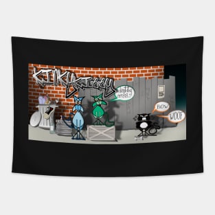 KINKY KITTY - Identity Crisis Tapestry