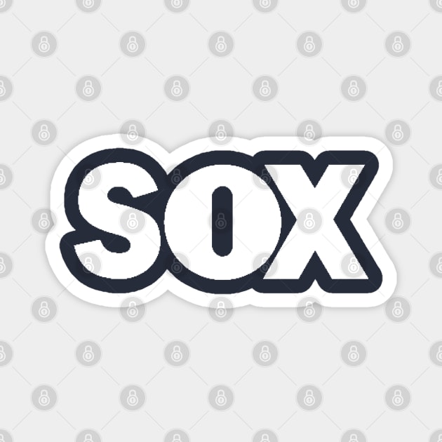 The Sox Magnet by Dawn Star Designs