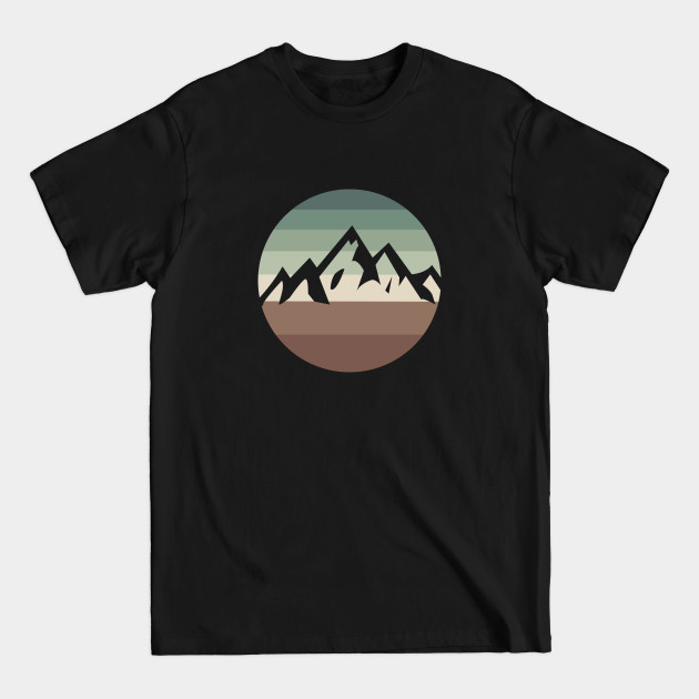 Multi-Color Mountain - Mountain - T-Shirt