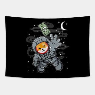 Astronaut Reaching Shiba Inu Coin To The Moon Shib Army Crypto Token Cryptocurrency Blockchain Wallet Birthday Gift For Men Women Kids Tapestry