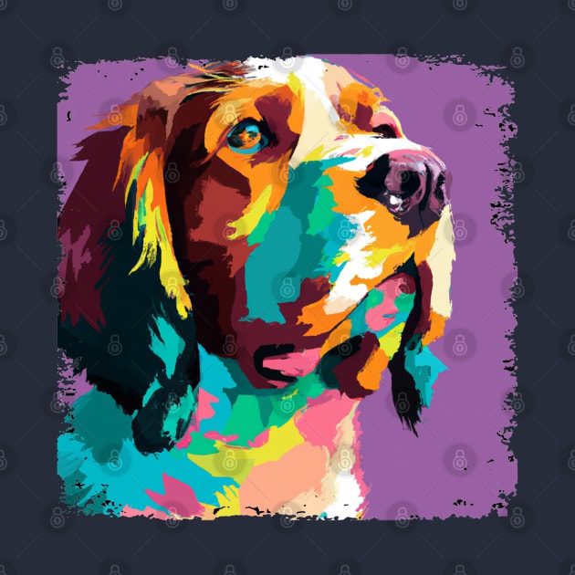 Welsh Springer Spaniel Pop Art - Dog Lover Gifts by PawPopArt