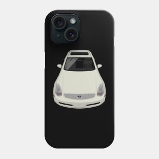 G35 Coupe 3rd gen 2003-2007 - White Phone Case