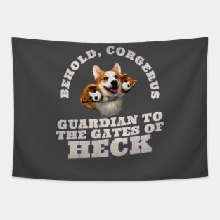 Corgis are Great Watchdogs Tapestry