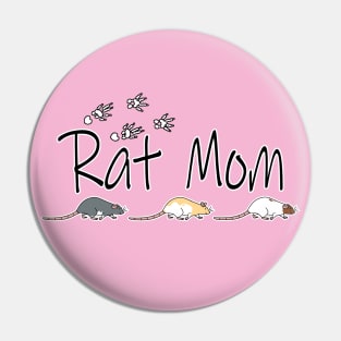 Rat Mom Pin