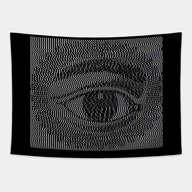 Vintage Psychedelic Eye Illustration Tapestry by DankFutura