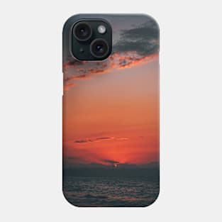 orange and pink summer Sunset Phone Case