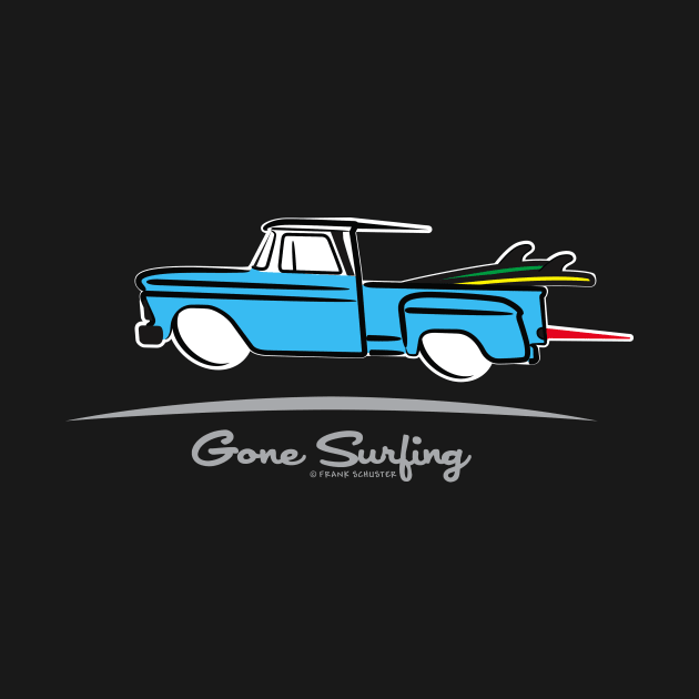 1964 Chevrolet Pickup Truck Gone Surfing by PauHanaDesign