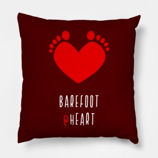 Barefoot At Heart Pillow