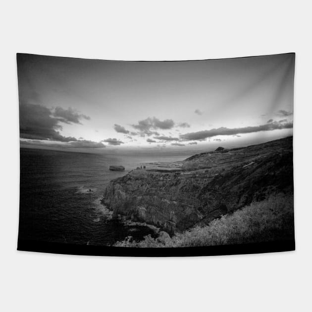 Coastal landscape in Azores Tapestry by Gaspar Avila