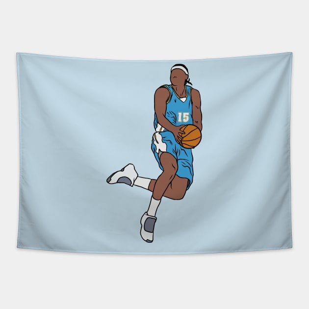 Carmelo Anthony Reverse Dunk Tapestry by rattraptees