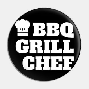 BBQ Grill Chef Funny Barbecue Cook Hat Pin