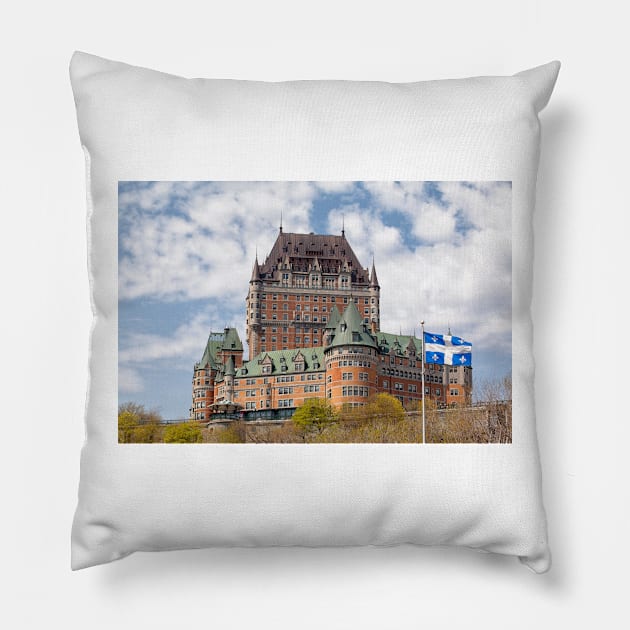 Chateau Frontenac Pillow by Eunice1