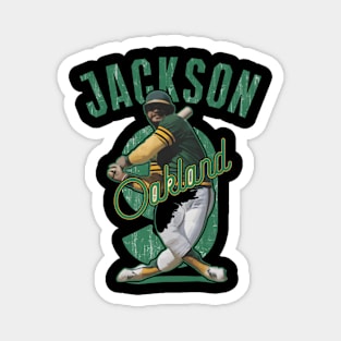 Reggie Jackson Oakland Arch Magnet