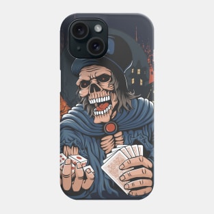 playing card skulls Phone Case