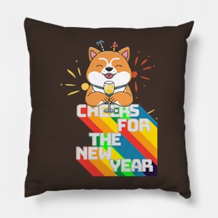 Cheers for the New Year Pillow