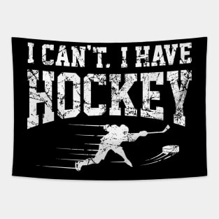 Ice Hockey TACOS Perfect Funny Vintage Stick Sport Tapestry