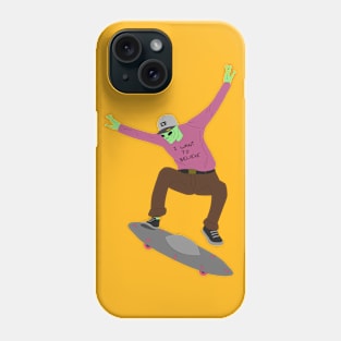 Alien Skater Phone Case