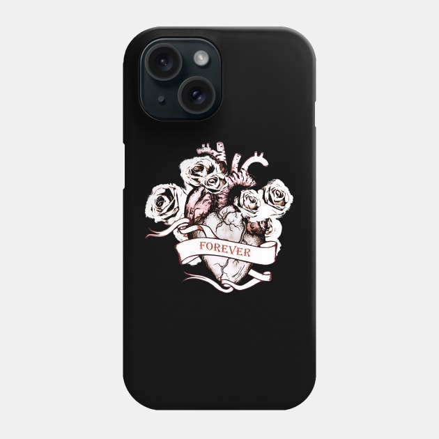 Floral heart 16 Phone Case by Collagedream