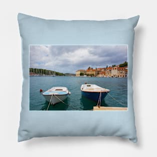 Milna Waterfront, Brac Island, Croatia Pillow