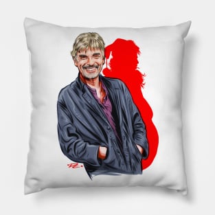 Billy Bob Thornton - An illustration by Paul Cemmick Pillow