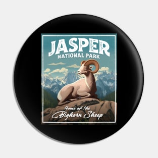 Jasper National Park Bighorn Sheep Pin
