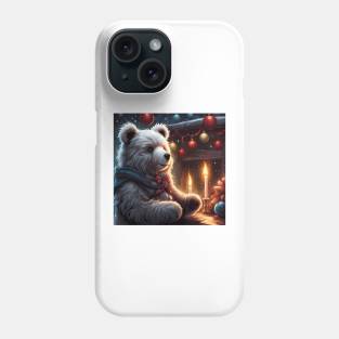 Teddy celebrating New Year Phone Case