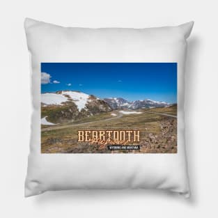 Beartooth Highway Wyoming and Montana Pillow